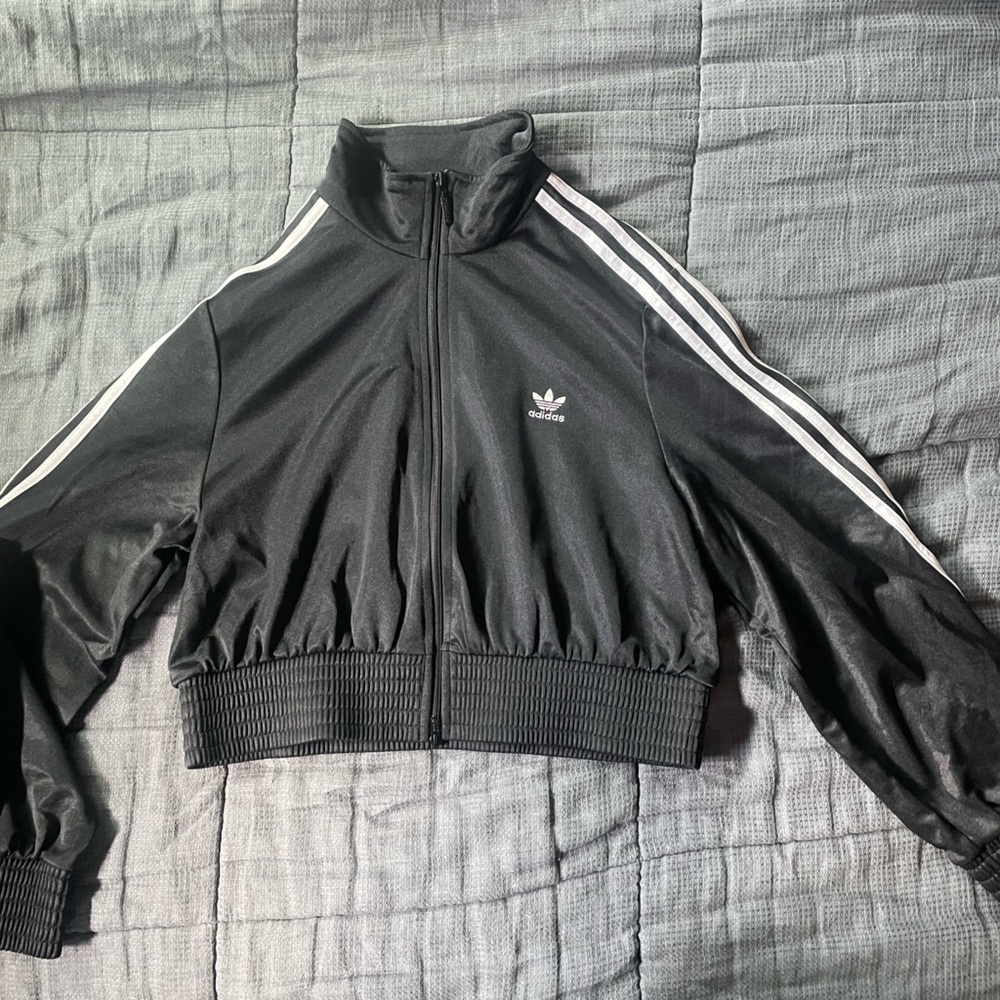 Adidas Women Black and White Track Jacket - NWT